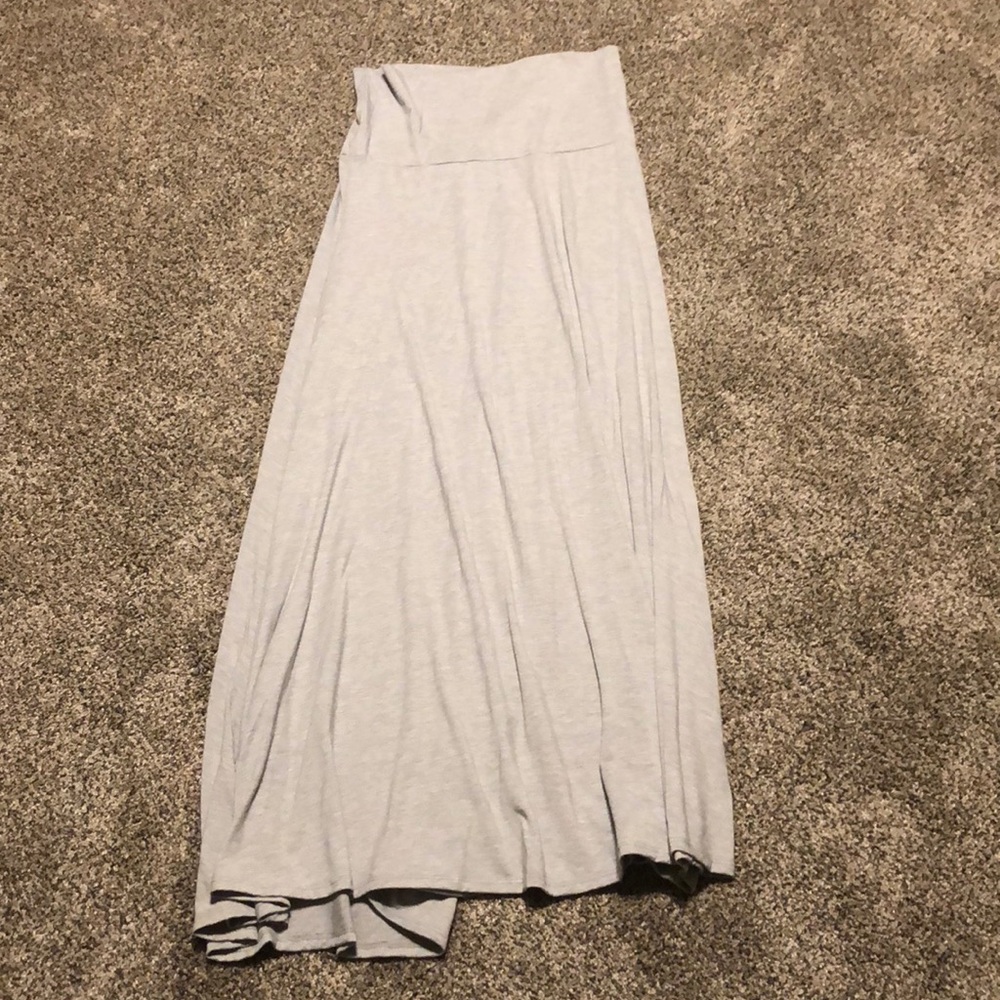 Gray Lularoe maxi skirt